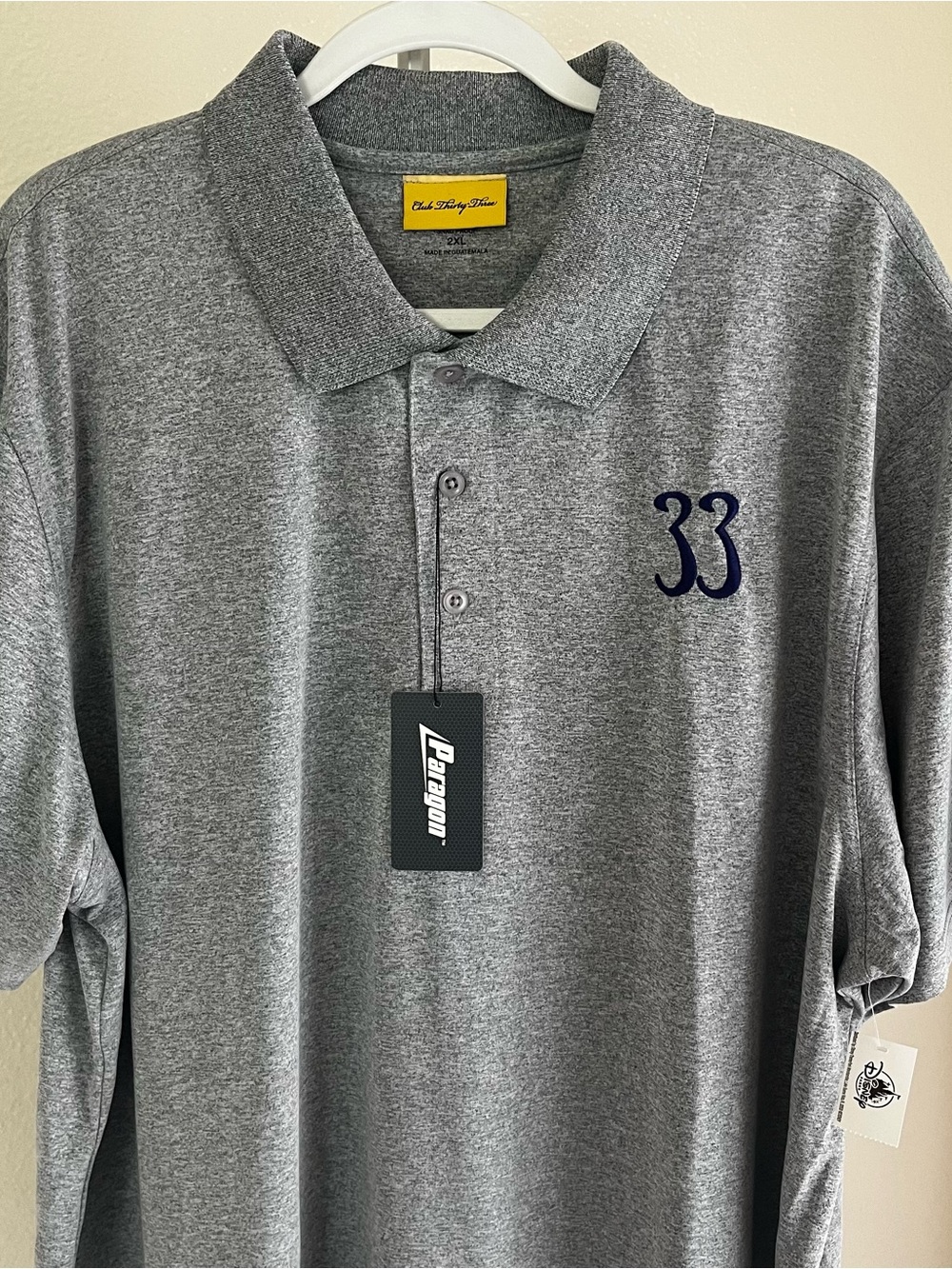 Disneyland Club 33 Polo Shirt Gray 2XL NWT - Picture 3 of 16
